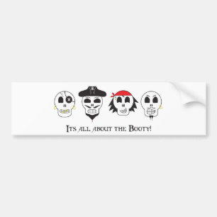 Autocollant De Voiture Butin de pirate