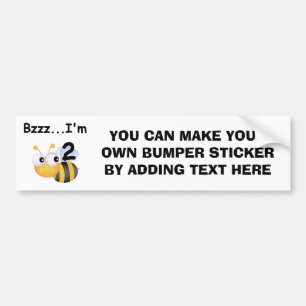 Autocollant De Voiture Buzz Bumblebee 2e Anniversaire T-shirts et cadeaux