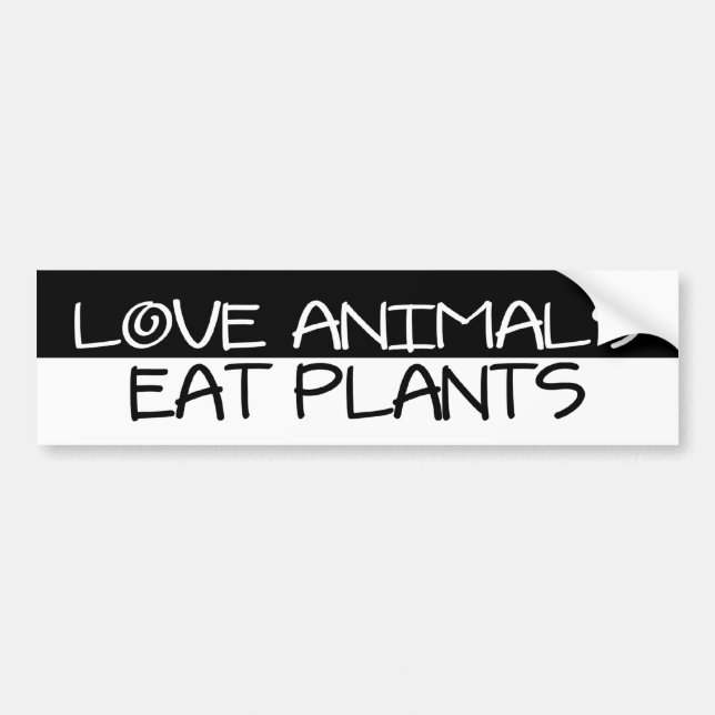 Autocollant De Voiture BW_love_animals (Devant)