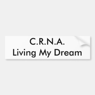Autocollant De Voiture C.R.N.A., vivant mon rêve