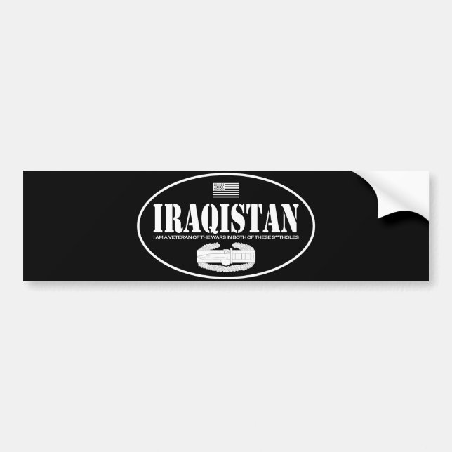 Autocollant De Voiture CABINE d'Iraqistan (Devant)
