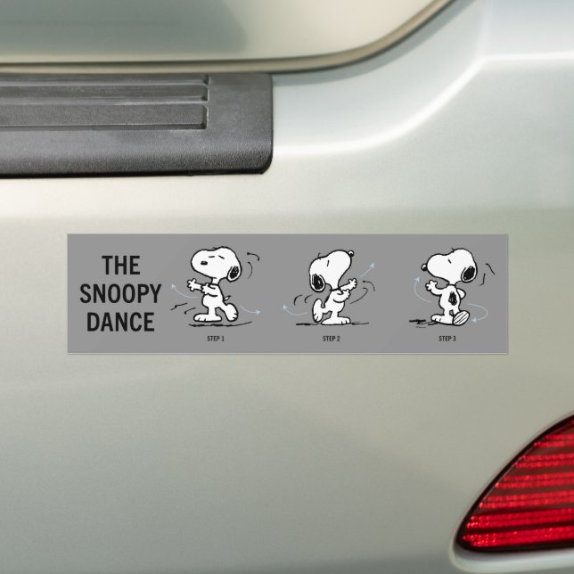 Autocollant De Voiture cacahuètes | La Danse Snoopy (En voiture)