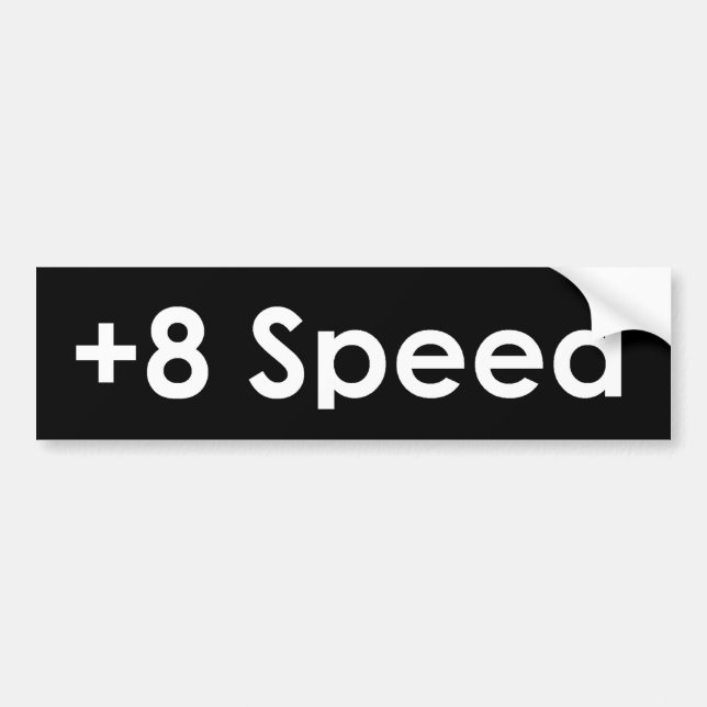Autocollant De Voiture Cachots et dragons - plus huit vitesses + (Devant)