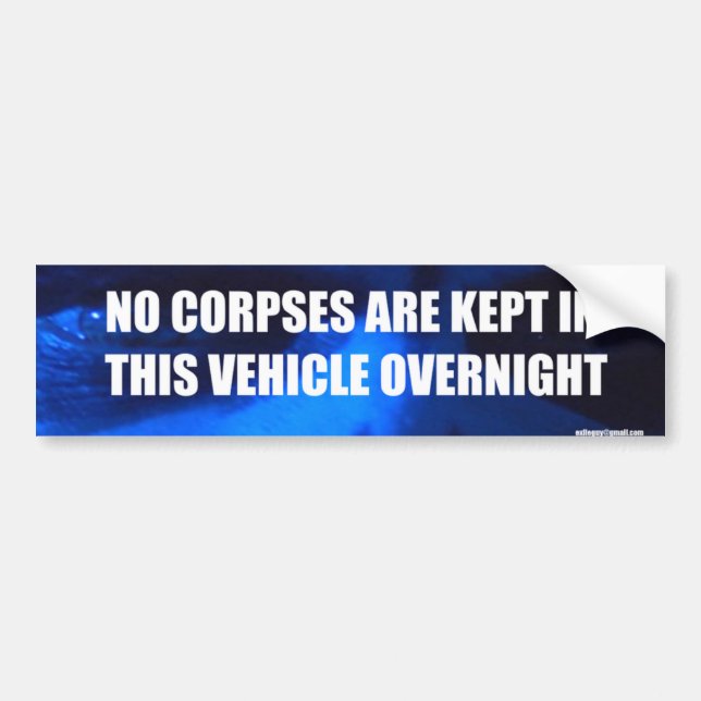 Autocollant De Voiture cadavres (Devant)