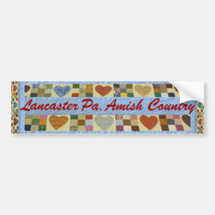 Autocollant De Voiture Cadeau amish, adhésif pour pare-chocs du comté d