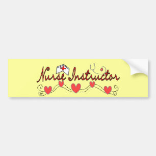 Autocollant De Voiture Cadeaux d'instructeur d'infirmière