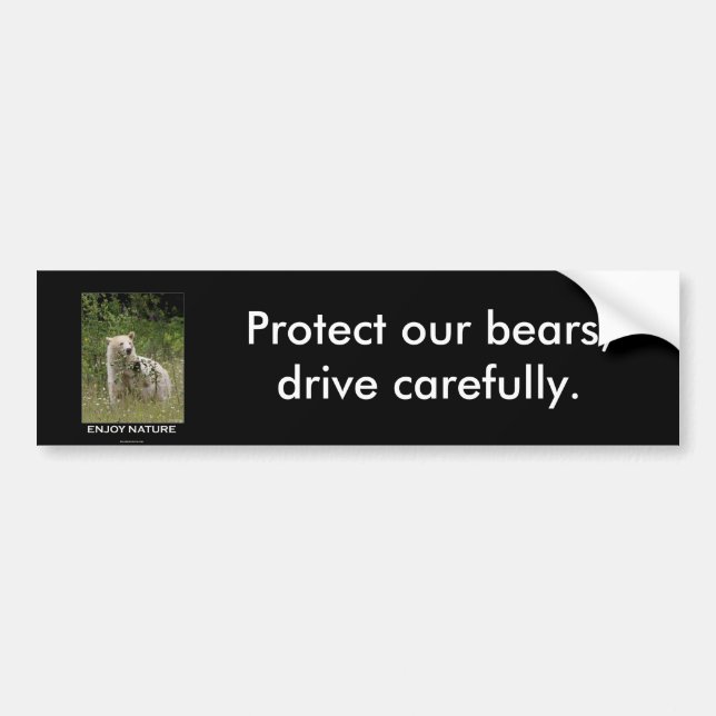 Autocollant De Voiture Cadeaux d'ours d'esprit (Devant)