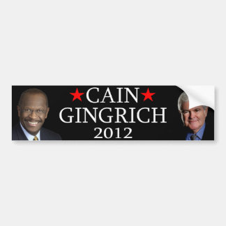 Autocollant De Voiture Caïn/Gingrich