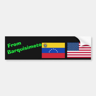Autocollant De Voiture Calcomanía vehículo Venezuela USA Barquisimeto
