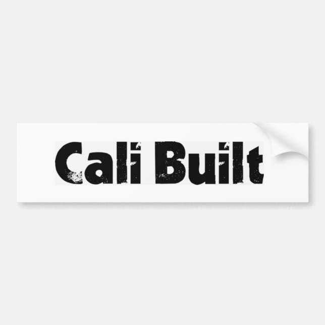 Autocollant De Voiture Cali a établi la vente de butoir (Devant)
