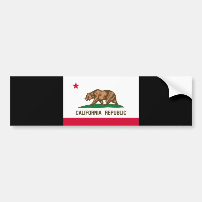 Autocollant De Voiture California State Flag Design (Devant)