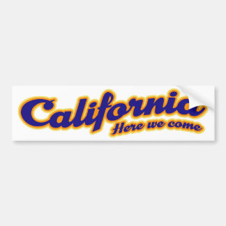 Autocollant De Voiture Californie - Nous voici