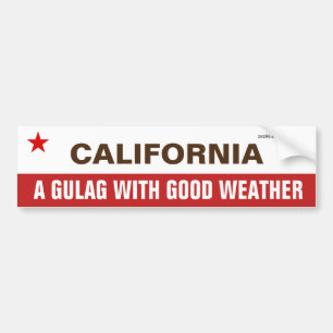 Autocollant De Voiture Californie Un goulag au beau temps