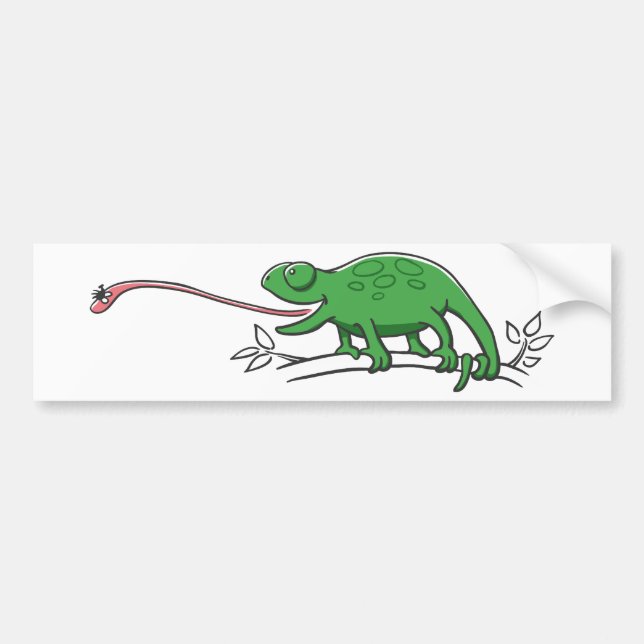 Autocollant De Voiture Caméléon de chasse (Devant)