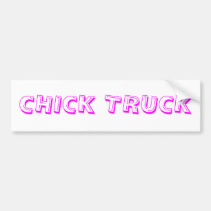 AUTOCOLLANT DE VOITURE CAMION DE POUSSIN