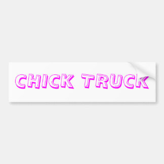 AUTOCOLLANT DE VOITURE CAMION DE POUSSIN