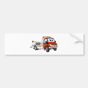 Autocollant De Voiture Camion de remorque en argent rouge