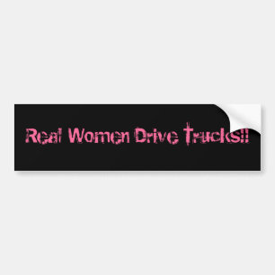Autocollant De Voiture Camions d'entraînement de vraies femmes ! !