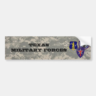 Autocollant De Voiture camo numérique - TXSG - forces militaires de TX