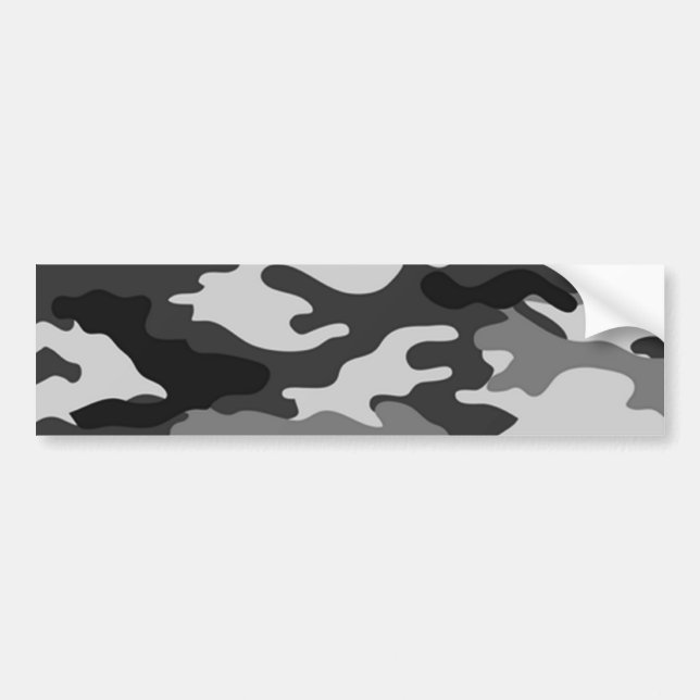 Autocollant De Voiture Camouflage gris (Devant)