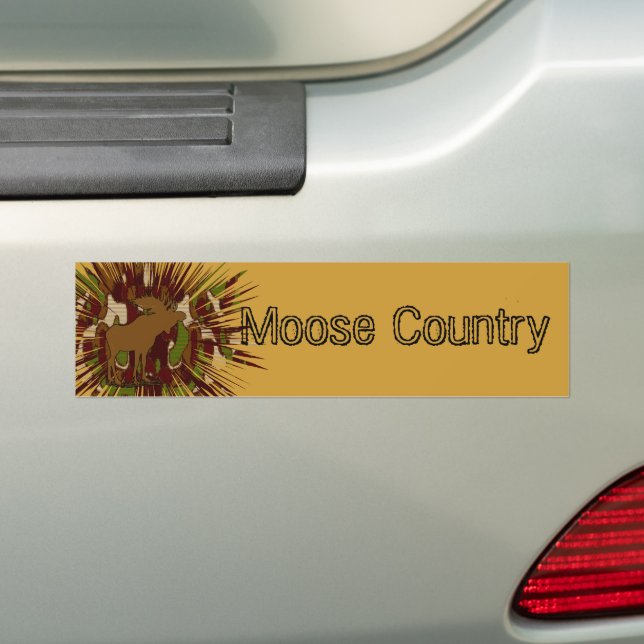 Autocollant De Voiture Camouflage Moose Break-out Camo (En voiture)