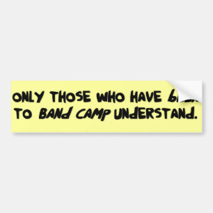 Autocollant De Voiture Camp Bumpersticker de bande