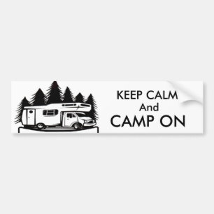 Autocollant De Voiture Camp sur l'adhésif pour pare-chocs