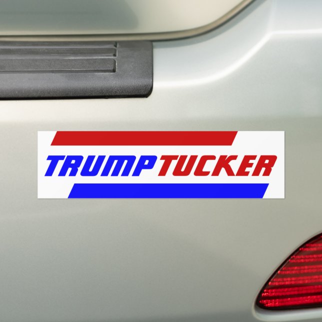 Autocollant De Voiture Campagne 2024 Président TRUMP & TUCKER (En voiture)