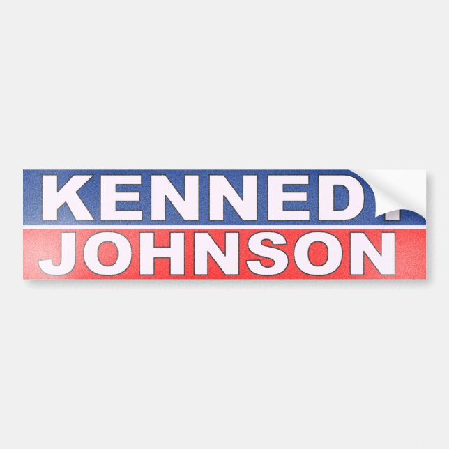 Autocollant De Voiture Campagne de Kennedy Johnson (Devant)