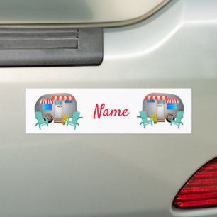 Autocollant De Voiture Camper Caravane Teardrop Thunder_Cove