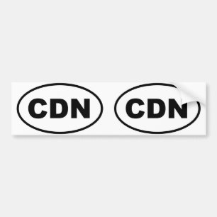 Autocollant De Voiture Canada - CDN - Style euro