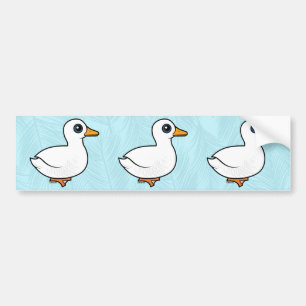 Autocollant De Voiture Canard de Birdorable Pekin