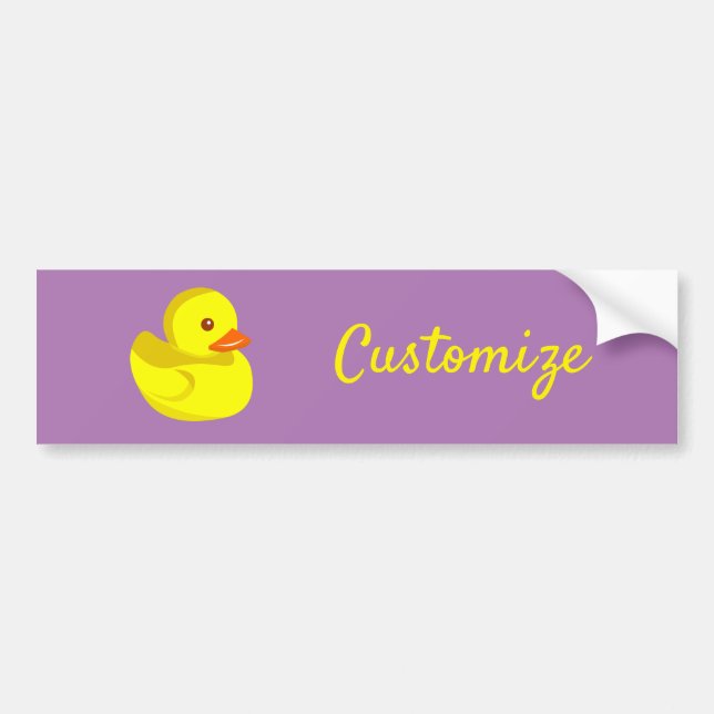 Autocollant De Voiture Canard en caoutchouc mou Thunder_Cove (Devant)