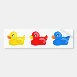 Autocollant De Voiture Canards en caoutchouc