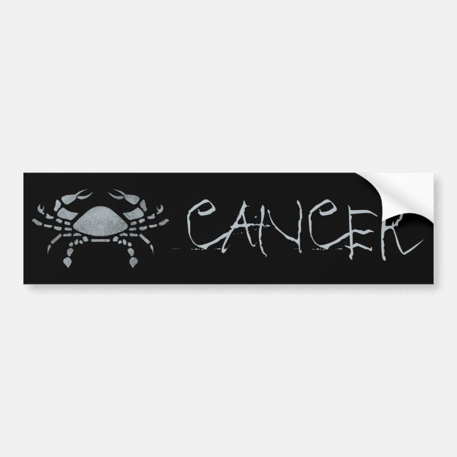 Autocollant De Voiture cancer (Devant)