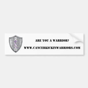 Autocollant De Voiture Cancerkickinwarriors-logo-PETITS, ÊTES VOUS Un