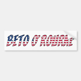 Autocollant De Voiture Candidat à la présidentielle démocrate Beto O'Rour