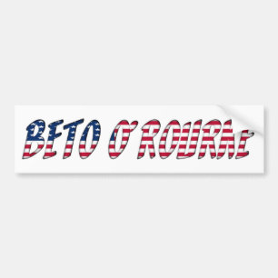 Autocollant De Voiture Candidat à la présidentielle démocrate Beto O'Rour