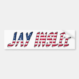 Autocollant De Voiture Candidat à la présidentielle démocrate de Jay Insl