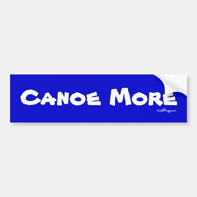 Autocollant De Voiture CANOE PLUS d'adhésif pour pare-chocs (Devant)