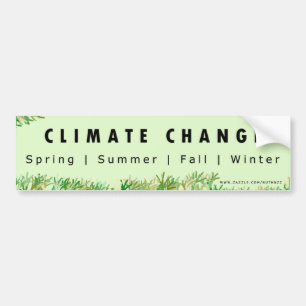 Autocollant De Voiture Canular de changement climatique