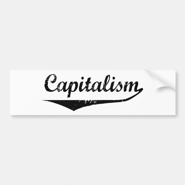 Autocollant De Voiture Capitalisme (Devant)