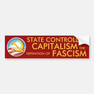 Autocollant De Voiture Capitalisme contrôlé par l'État