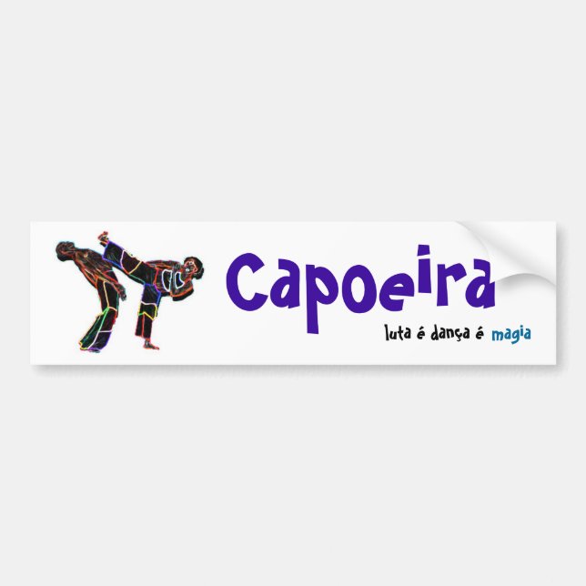 Autocollant De Voiture Capoeira, magia de danca de luta (Devant)
