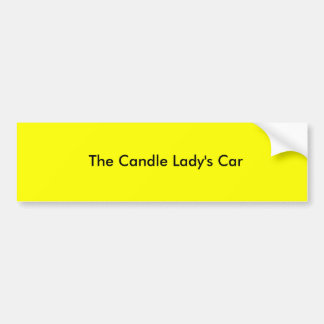 Autocollant De Voiture Car de bougie de Madame