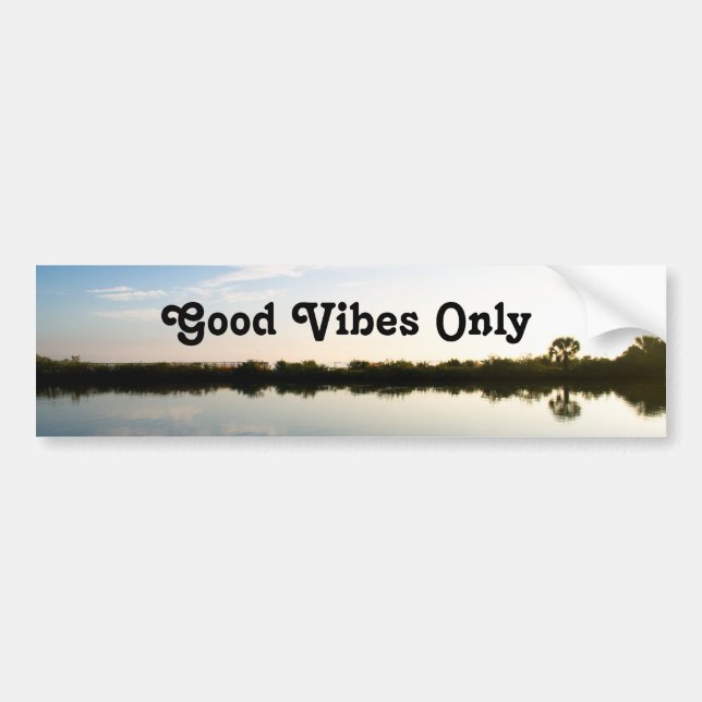 Autocollant De Voiture Caractère unique Good Vibes (Devant)