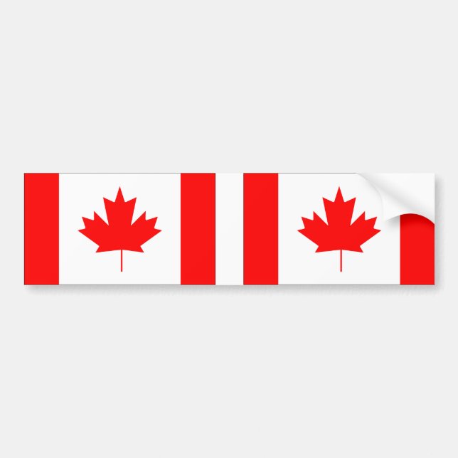 AUTOCOLLANT DE VOITURE CARFLAG CANADA (Devant)