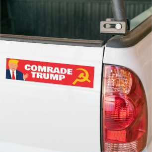 Autocollant De Voiture Caricature du camarade Trump humoristique politiqu