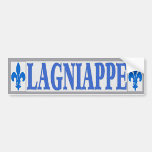 Autocollant De Voiture Carreaux bleus Lagniappe