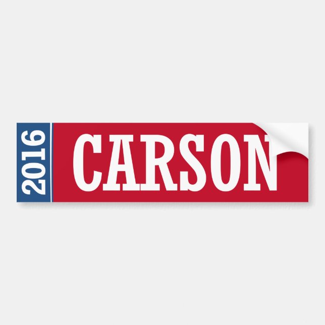 AUTOCOLLANT DE VOITURE CARSON 2016 (Devant)